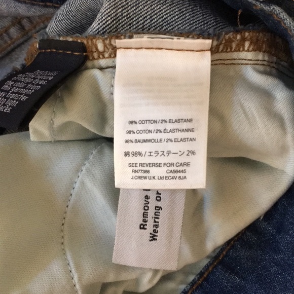 J Crew slim broken in boyfriend jeans - Picture 3 of 6